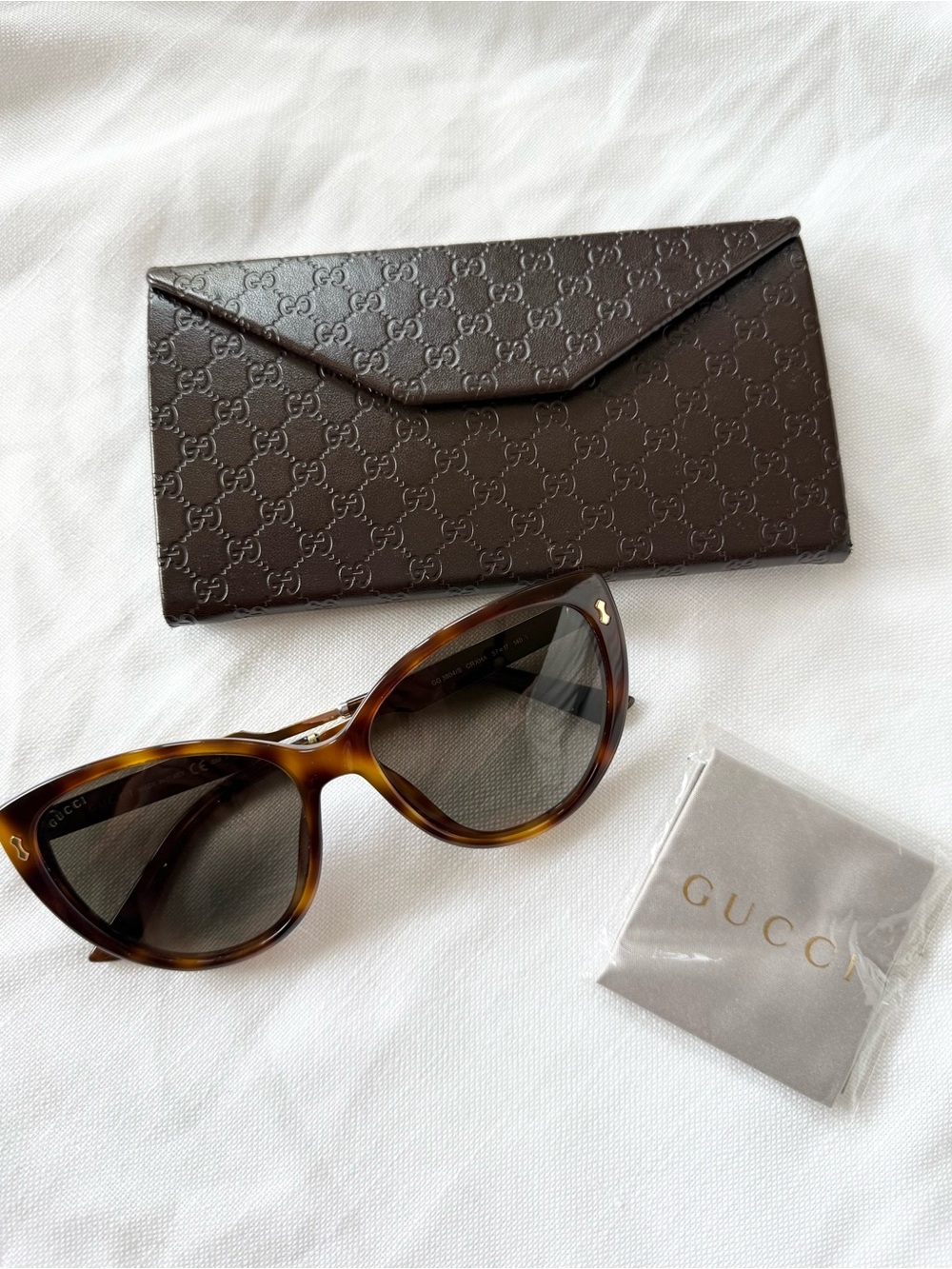 Gucci Tortoise Cat Eye Sunglasses